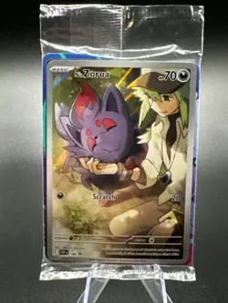 Pokemon TCG - N's Zorua SVP 189 Journey Together ETB Promo Sealed - Image 1
