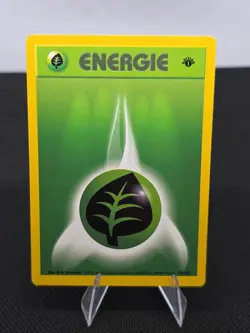Pokemon TCG - Grass Energy Energie 1st Edition German Base Set 99/102 LP - Image 1