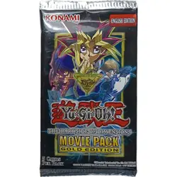 Yu-Gi-Oh! The Dark Side of Dimensions Movie Pack Gold Edition Booster Pack - Image 1