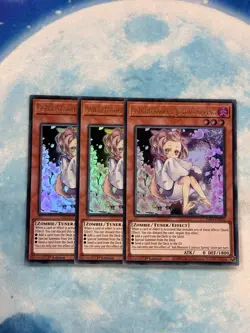 YUGIOH ASH BLOSSOM & JOYUS SPRING ULTRA RARE ALT ART x3 PLAYSET RA04-EN025 - Image 1