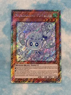YUGIOH MULCHARMY FUWALOS PLATINUM SECRET RARE RA04-EN050 - Image 1
