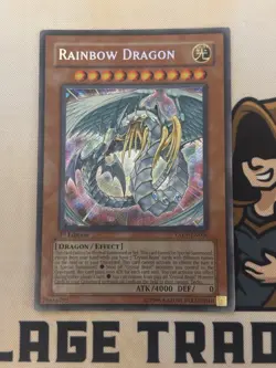 Rainbow Dragon TAEV-EN006 Secret Rare 1st Edition Yu-Gi-Oh! NM - Image 2