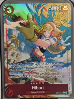 One Piece English EB03-008 Hibari (R) Alt Art Heroines Edition - Image 1