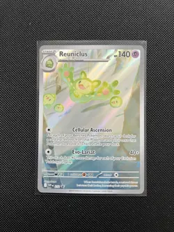 Pokemon TCG Black Bolt Reuniclus Illustration Rare Card Promo 212 - Image 1