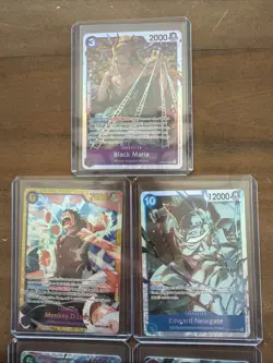 One Piece Carrying on His Will OP-13 And PRB-02 5 Card Lot Holo SR and SEC - Image 2