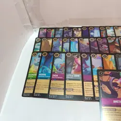 Disney Lorcana Common & Uncommon Cold Foil Card Lot Of 41 Mixed Sets - Image 2