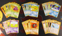 LP/NM Japanese COMPLETE [Off-Center] Pokemon MYSTERY FOSSIL Set 32-Card U/C 62#4 - Image 1