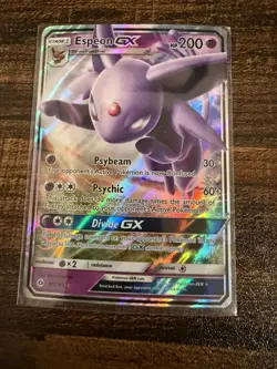 Espeon Gx 61/149 Pokemon Card- Lightly Played- SM Base Set - Image 1