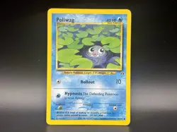 Poliwag Neo Discovery 62/75 Common Basic Pokemon TCG Trading Card Game 1995-2001 - Image 1