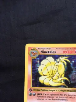 Pokemon Cards: Base Set 1st Edition Rare Holo: Ninetales 12/102 - Image 3