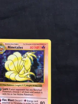 Pokemon Cards: Base Set 1st Edition Rare Holo: Ninetales 12/102 - Image 4