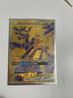 Pokemon TCG Pikachu & Zekrom GX SM248 Holo Promo Card - Image 1