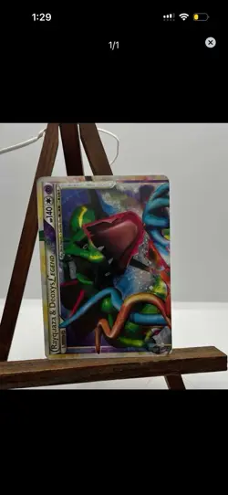 Pokemon Rayquaza & Deoxys Legend Holo Top Half Card 89/90 Undaunted - Image 1
