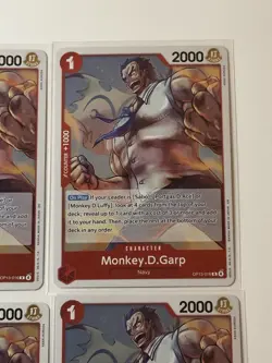 Monkey.D.Garp OP13-016 Carrying On His Will 4 Foil Card Play Set One Piece - Image 3