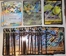 46 Pokemon Jumbo Cards Oversized 5"x7" - 42 Lucario V + 4 Other Jumbo Cards - Image 1