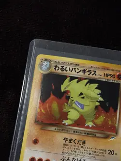 Pokemon Japanese Darkness And To Light Dark Tyranitar #248 Holo Card - Image 3