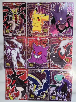 2025 POKEMON HALLOWEEN Trick Or Trade Prisma Cards Full Set 9/9 Double Holo - Image 1
