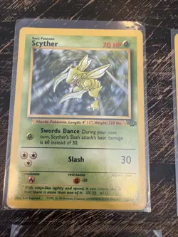 Pokemon Tcg Vintage Base Set Lot 12 Cards Mewtwo #150 Scyther 26/64￼ - Image 4