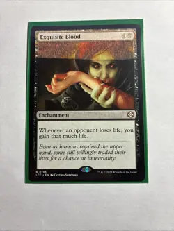 Exquisite Blood - Commander: The Lost Caverns of Ixalan MTG + Bonus Rare Read F - Image 1