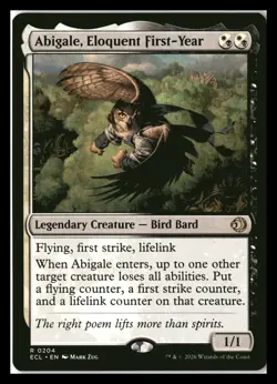 MTG - Abigale, Eloquent First-Year #0204 - Image 1