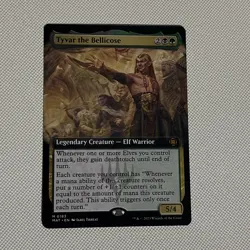 Tyvar the Bellicose Extended Art NM Unplayed MAT Elf Deck Staple Non-foil - Image 1