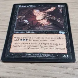 Priest of Gix x1 Urza's Saga #150 LP 1998 MTG vintage! - Image 4