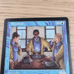 WINDFALL X1 MAGIC MTG URZA'S SAGA EXCELLENT Lp - Image 2