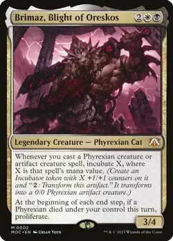 MTG Brimaz, Blight of Oreskos ** March of the Machine Commander ** English (NM) - Image 1
