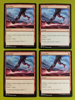 Expedite x4 Oath of the Gatewatch 4x Playset Magic the Gathering MTG - Image 1