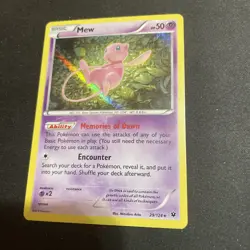Pokemon Mew Holo Rare XY - Fates Collide 29/124 LP - Image 1