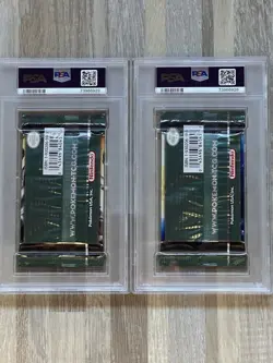 2005 Pokemon EX Emerald Booster Packs Kyogre & Groudon Art Graded PSA 8 - Image 2