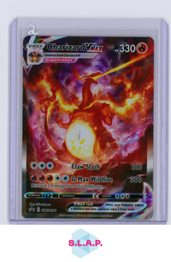 CHARIZARD VMAX POKEMON SWSH261 SWORD&SHIELD BLACKSTAR PROMO GLURAK UPC 2022 ENG - Image 1