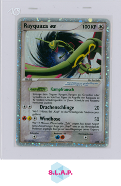 RAYQUAZA EX POKEMON 039 EX COLLECTORS HOLO BLACK STAR PROMO 2006 GERMAN PLAYED - Image 1