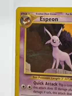 Pokemon Espeon 70 HP Rare Neo Discovery 20/75 Stage 1 English Unlimited - Image 2