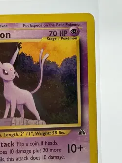 Pokemon Espeon 70 HP Rare Neo Discovery 20/75 Stage 1 English Unlimited - Image 3