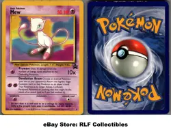 1999 Pokemon, WoTC Promos, #8 Mew, Black Star Promo - Image 1