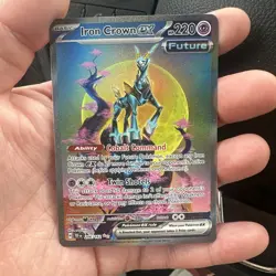 Pokemon Iron Crown ex 206/162 SV05 Temporal Forces Special Illustration Rare Ho… - Image 1