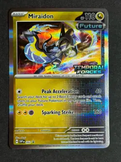 Miraidon 092 Black Star Promo SVP092 Temporal Forces Prerelease Pokemon NM - Image 1
