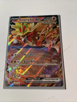 Gouging Fire ex 038/162 Sv05: Temporal Forces Holo Pokemon Sealed - Image 1