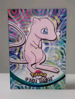 2000 Pokemon MEW #151 [Non-Holo] Topps Blue Logo 1st TV Animation NM-MT RARE 🤗 - Image 1