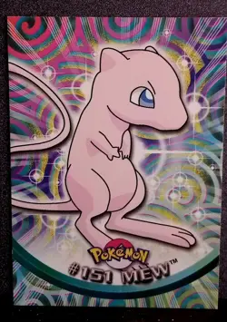 2000 Pokemon MEW #151 [Non-Holo] Topps Blue Logo 1st TV Animation NM-MT RARE 🤗 - Image 2