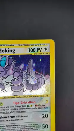 Pokemon Crystal Nidoking 150/147 Aquapolis Italiano Holo MP Inked - Image 4