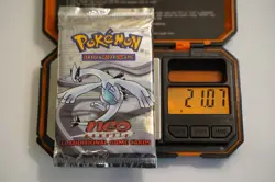 21.07g Pokemon TCG Neo Genesis Unlimited Booster Pack Sealed Lugia Art WOTC - Image 1