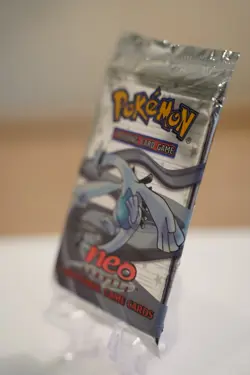 21.07g Pokemon TCG Neo Genesis Unlimited Booster Pack Sealed Lugia Art WOTC - Image 4