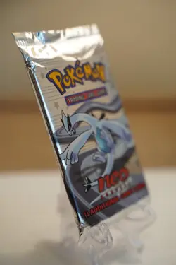 21.07g Pokemon TCG Neo Genesis Unlimited Booster Pack Sealed Lugia Art WOTC - Image 5