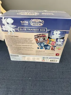 Pokemon TCG Sword & Shield Chilling Reign Elite Trainer Box Sealed Calyrex - Image 3