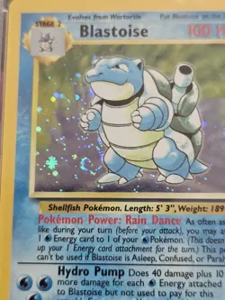2000 POKEMON BASE SET 2 #2 BLASTOISE-HOLO PSA 7 SWIRL - Image 2