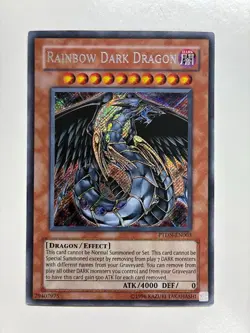 USA Seller Yugioh Rainbow Dark Dragon Secret Rare PTDN-EN003 NM - Image 1
