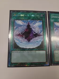 YuGiOh - Dimensional Fissure x3 *One Platinum Secret Rare* - Image 2