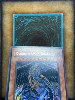 Yugioh Rainbow Dark Dragon PTDN-EN003 Secret Rare 1st Ed NM - Image 3